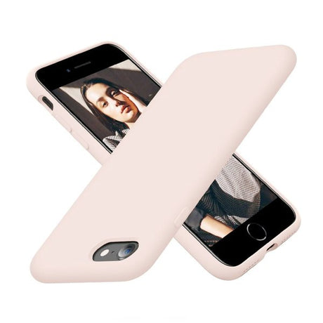 Rvelon iPhone 7/8/SE kuori silikoni hiekka