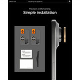 Spigen iPhone Air Kameran linssinsuojus GLAS.tR EZ Fit Optik Pro 2-pakkaus Kulta