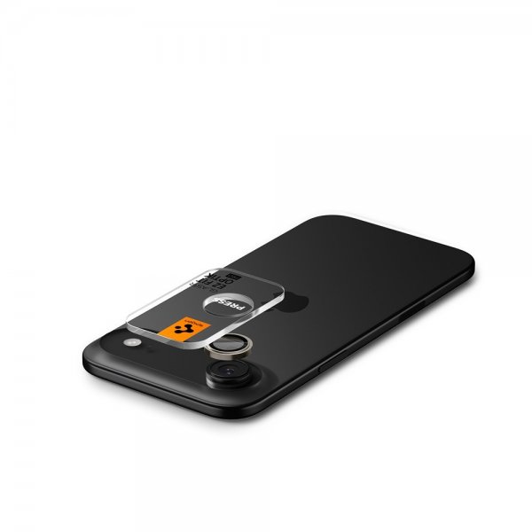 Spigen iPhone Air Kameran linssinsuojus GLAS.tR EZ Fit Optik Pro 2-pakkaus Kulta
