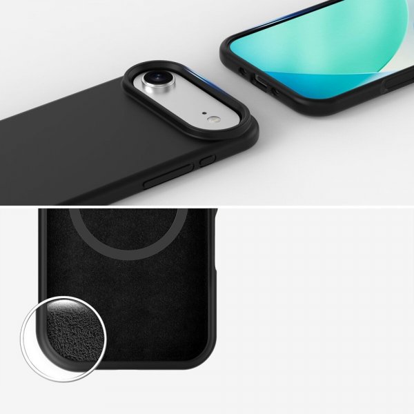 4smarts iPhone Air Kuori Cupertino MagSafe Musta