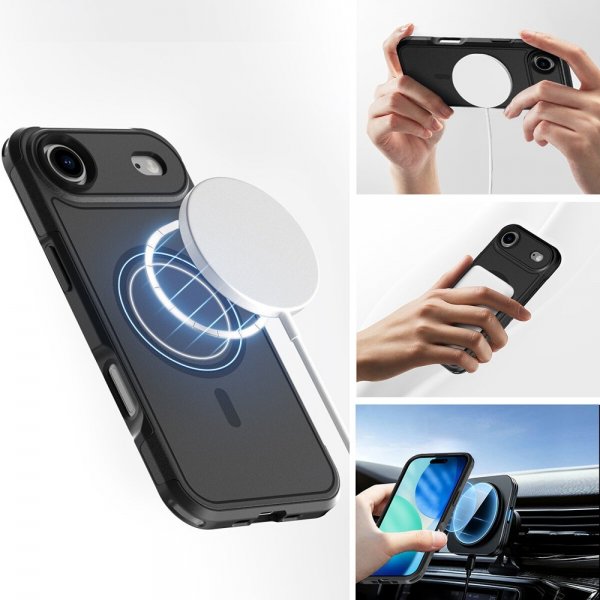 4smarts iPhone Air Kuori Defend Case Ultimag Musta