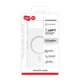 Tech21 iPhone Air -suojakuori EvoCrystal MagSafe Metallic Silver