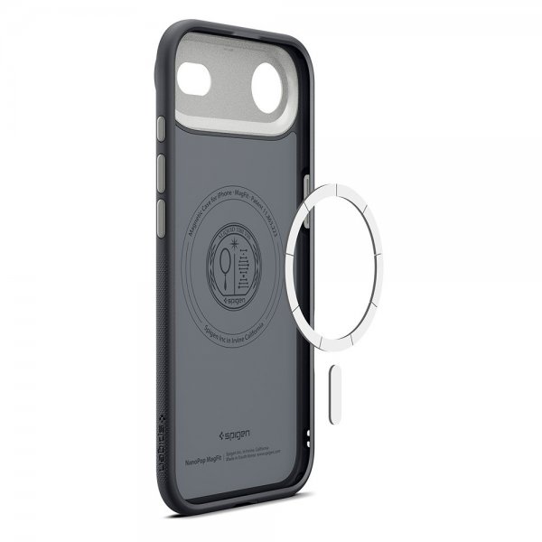 Spigen iPhone Air Kuori Nano Pop MagFit Musta Seesami