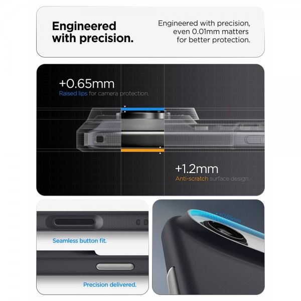 Spigen iPhone Air Kuori Nano Pop MagFit Musta Seesami