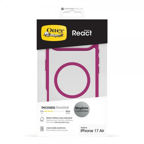 Otterbox iPhone Air -kuori React MagSafe Pink Awakening