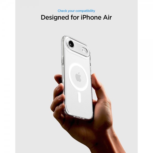 Spigen iPhone Air -kuori Ultra Hybrid MagFit Frost White