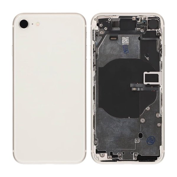 iPhone SE 2020 Takaosa ja täydellinen runko OEM - Valkoinen