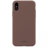 holdit iPhone X/Xs Silikonikuori Dark Brown