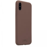 holdit iPhone X/Xs Silikonikuori Dark Brown