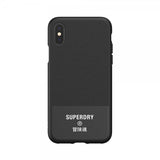 Superdry iPhone X/Xs -suojakuori, Moulded Case Canvas, musta