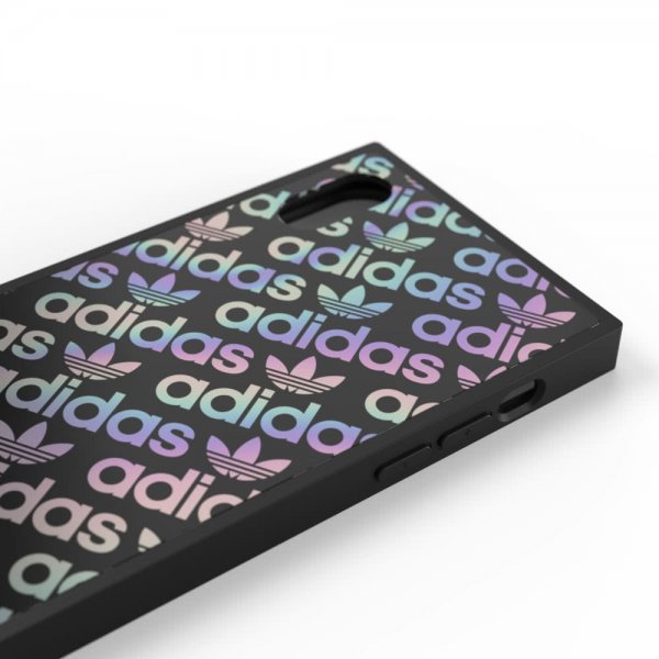 Adidas iPhone X/Xs Kuori OR Square Case FW19 Musta Holografinen