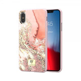 Richmond & Finch iPhone X/Xs kuori Pink Marble Gold