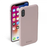 Krusell iPhone X/Xs -suojakuori Sandby Cover Dusty Pink