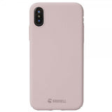 Krusell iPhone X/Xs -suojakuori Sandby Cover Dusty Pink