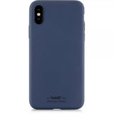 holdit iPhone X/Xs Silikonikuori Navy Blue