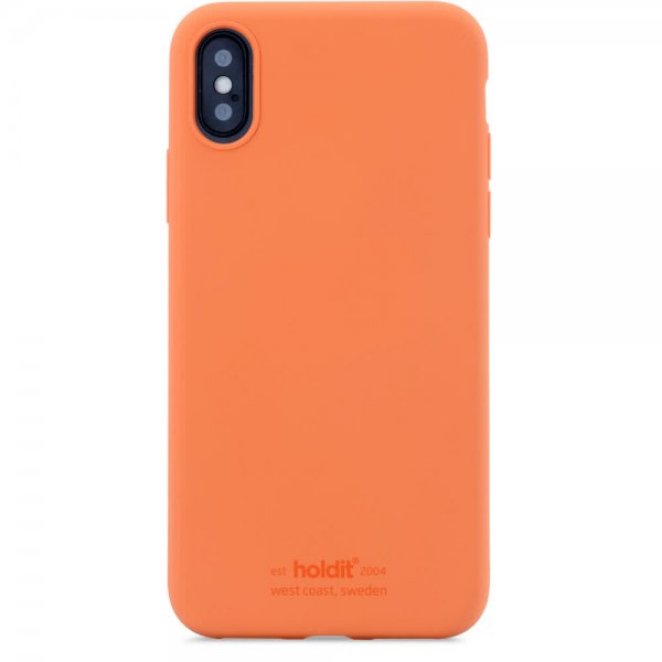 holdit iPhone X/Xs Silikonikuori Oranssi