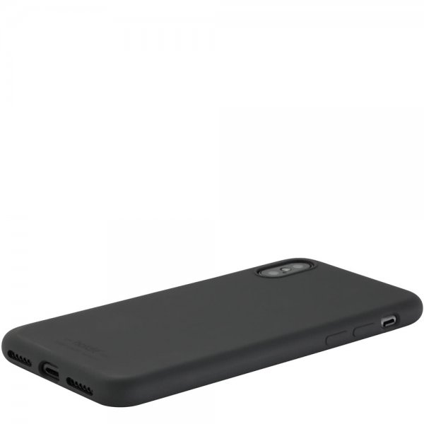 holdit iPhone X/Xs Silikonikuori Musta