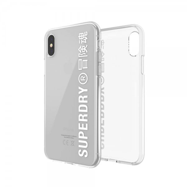 Superdry iPhone X/Xs Snap Case -suojakuori, kirkas