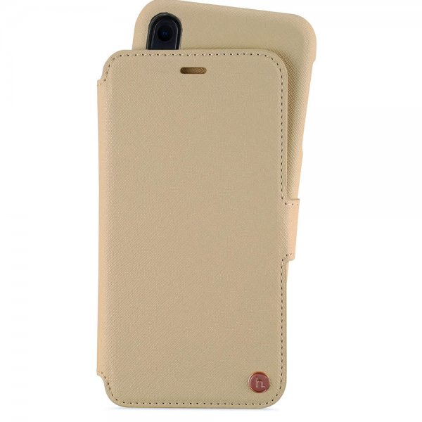 holdit iPhone Xr Fodral Stockholm Irrotettava Kuori Caramel Beige