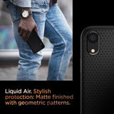 Spigen iPhone Xr Kuori Liquid Air Mattamusta