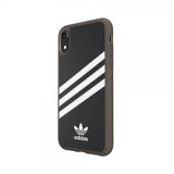Adidas iPhone Xr Kuoret OR 3 Stripes Snap Case PU SS19 Musta Valkoinen