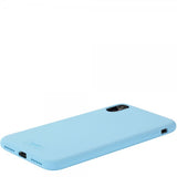 holdit iPhone Xr Silikonikuori Vaaleansininen
