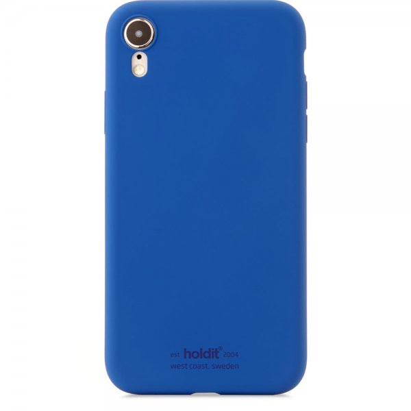 Holdit iPhone Xr -silikonisuojakuori, Royal Blue