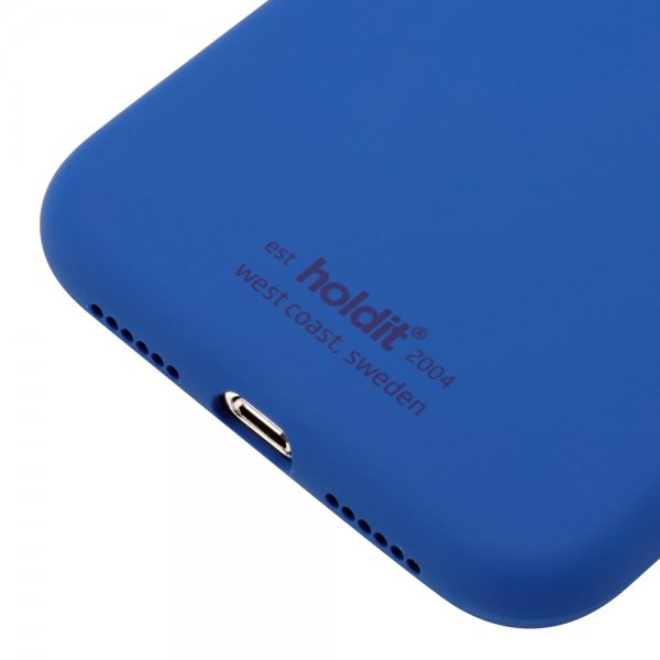 Holdit iPhone Xr -silikonisuojakuori, Royal Blue