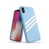 Adidas iPhone Xs Max Kuori OR Moulded Case Suede FW18 Vaaleansininen