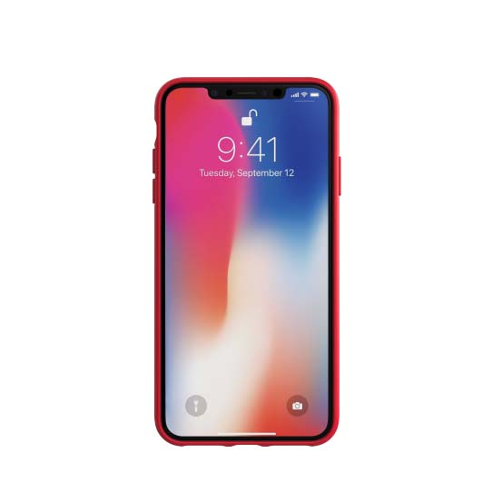 Adidas iPhone Xs Max Kuori OR Moulded Case Suede FW18 Punainen