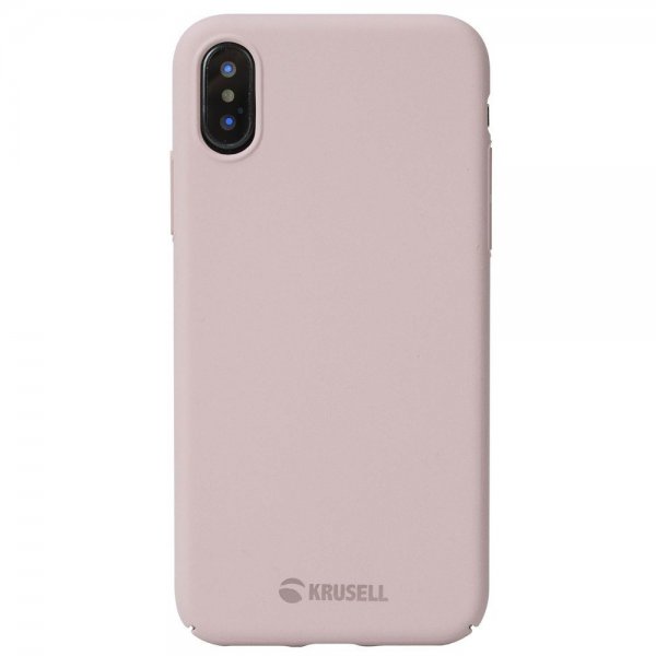 Krusell iPhone Xs Max -suojakuori Sandby Cover Dusty Pink