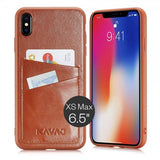 Kavaj iPhone Xs Max Kuori Tokyo Ruskea