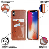 Kavaj iPhone Xs Max Kuori Tokyo Ruskea