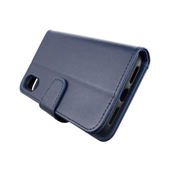 Rvelon iPhone X/iPhone Xs Kotelo Taitettava Korttitasku Sininen