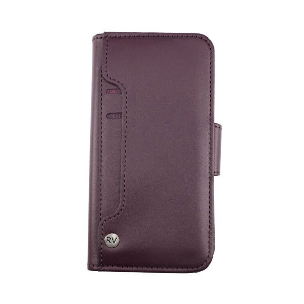 Rvelon iPhone X/iPhone Xs -kotelo, taitettava korttipaikka, violetti
