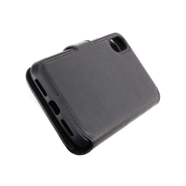 Rvelon iPhone X/iPhone Xs -kotelo, taitettava korttipaikka, musta