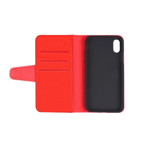 iPhone X/iPhone Xs Kotelo Taitettava Korttipaikka Punainen