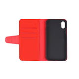iPhone X/iPhone Xs Kotelo Taitettava Korttipaikka Punainen