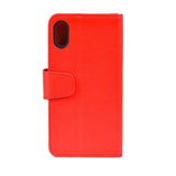 iPhone X/iPhone Xs Kotelo Taitettava Korttipaikka Punainen