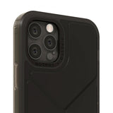 Pipetto iPhone 12 Pro Max Kuori Origami Snap Musta