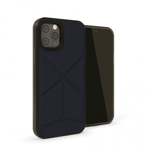 Pipetto iPhone 12 Pro Max -kuori Origami Snap Tummanvihreä