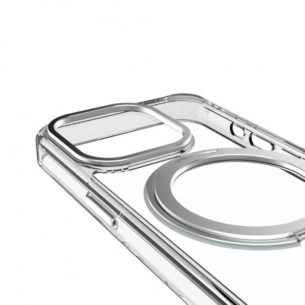 Decoded iPhone 15 Pro Skal Recycled Plastic Transparant Loop Stand Back Cover Kirkas