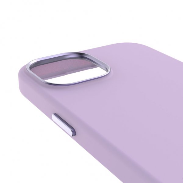 Decoded iPhone 15 Pro Max Skal Silikoninen Takakuori Laventeli