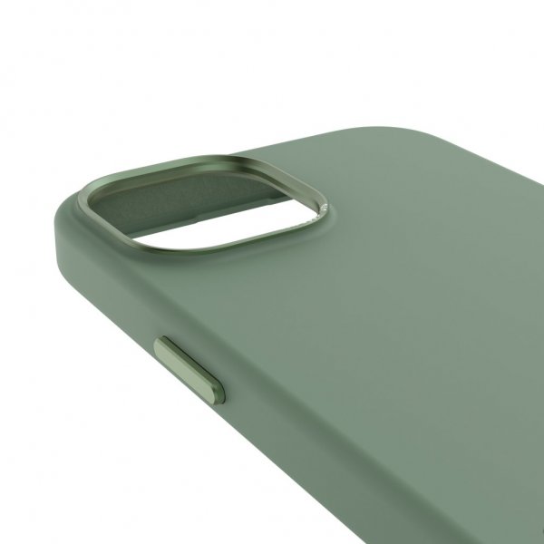 Decoded iPhone 15 Pro Max Kuori Silikoni Takakansi Sage Leaf Green