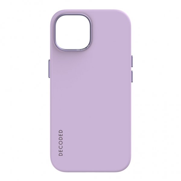 Decoded iPhone 15 Plus Suojakuori Silikoni Laventeli