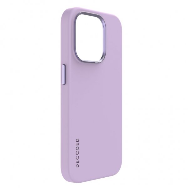 Decoded iPhone 15 Pro -silikonisuojakuori, Lavender