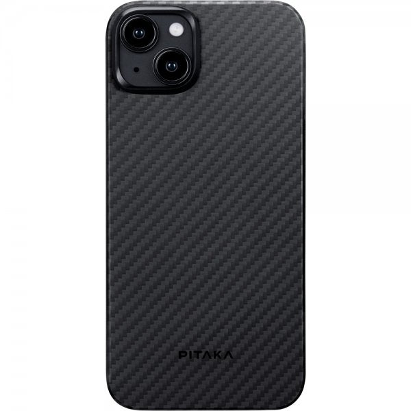 Pitaka iPhone 15 Plus Suojakuori MagEZ Case 4 Musta/Harmaa Twill