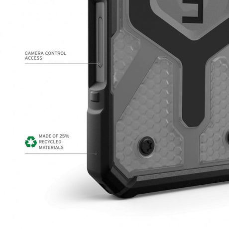 Urban Armor Gear (UAG) iPhone 16 -suojakuori Pathfinder Clear MagSafe Ash