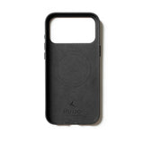 Mujjo iPhone 17 Pro Max -suojakuori, täysnahkainen lompakkokotelo MagSafe, musta