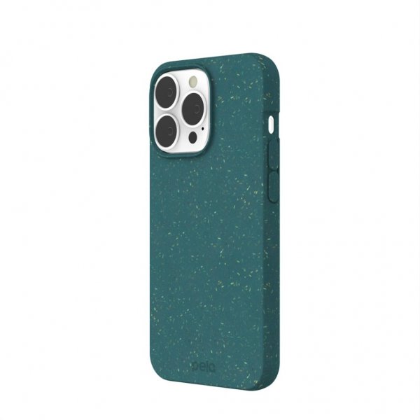 Pela iPhone 13 Pro Eco Friendly Classic -suojakuori, vihreä